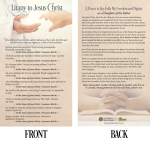 Litany To Jesus Christ (Bi-Fold Prayer Card) 10-Pack